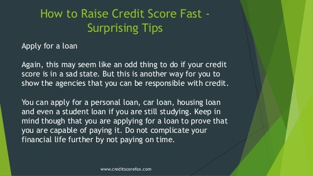 FASTEST WAY TO RAISE CREDIT fastest way to raise credit